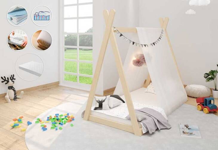 BİENWOOD BİE-7061 KIZILDERİLİ YATAĞI