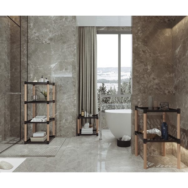 BİENWOOD - BİENWOOD BİE-7209 AHŞAP PLASTİK 4 RAFLI DÜZENLEYİCİ