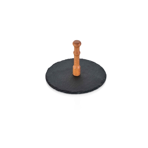TABOO - TABOO TAB-1134 AHŞAP SAPLI ORTA YUVARLAK ARDUVAZ TAŞ
